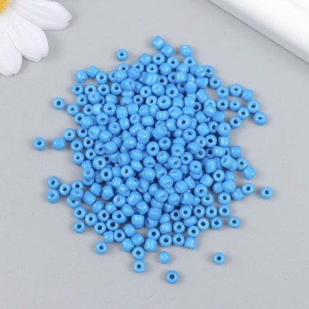 Glass beads 6/0 "blue" bright 450 gr-1