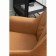 Allar chair, 580 × 520 × 850 mm, eco -leather, matting, brown color