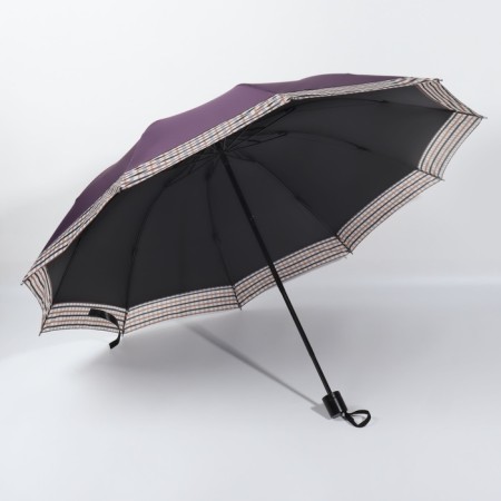 Mechanical “monoton” umbrella, eponge, 4 addition, 10 spokes, r = 56 cm, color mix-2