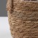 Kashpo wicker "Kenya" cylinder with handles, 15.5x15.5x13.5 cm, natural