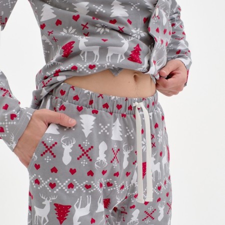 Pajama New Year's male KAFTAN "Scandinavia", size 52-4