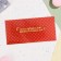 Money envelope "With the best wishes!" Red peas, 16.5 x 8 cm