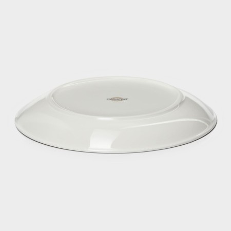 Porcelain dessert plate Magistro la Perle, D = 20 cm, white color-2