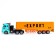 Radio controlled truck "containers", scale 1:48, light, works from the battery