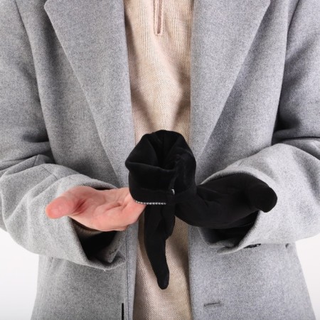Gloves are male, dimensionless, without insulation, black color-4