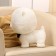 Soft toy "Dog in a butterfly", 40 cm, white color