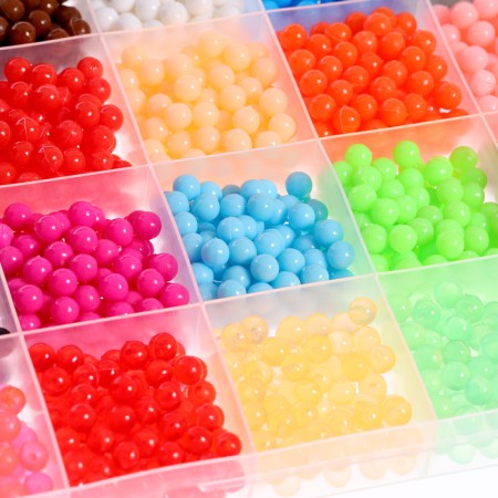 New Year. Aquamosaic "New Year's set", 2400 balls, 24 figures-16