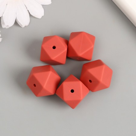 Busina Silicon "Multicarner" Red-brown d = 1.7 cm-2