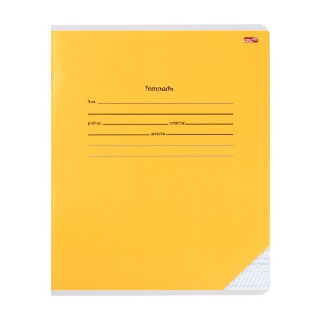A notebook of 12 sheets in a frequent slant with an additional horizontal line "Classic", cover coated paper, offset block, mix-8