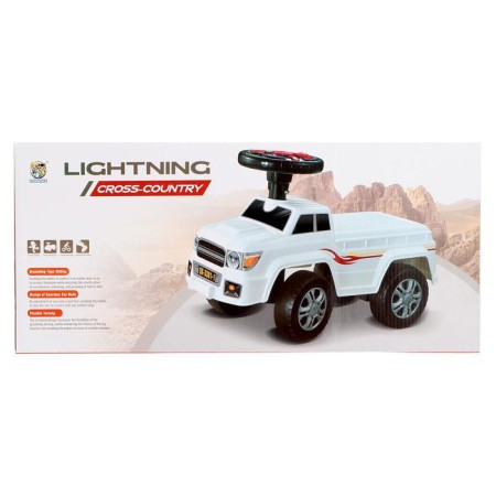 Tolokar "jeep", light and sound effects, white color-2