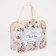 Lightning cosmetic bag, beige color