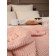 Texrepublic blanket, size 200x220 cm, pink color