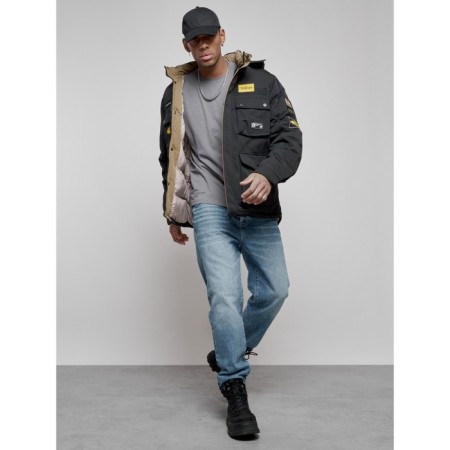 Male Winter jacket, size 48, black color-18