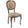Wooden chair Adriano 082 array of beech/fabric, cherry/beige 50x54x96 cm