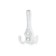 Hook furniture tundra TKT004, three -rod, white