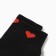 Women's socks kaftan "heart" size 36-40 (23-25 ​​cm)