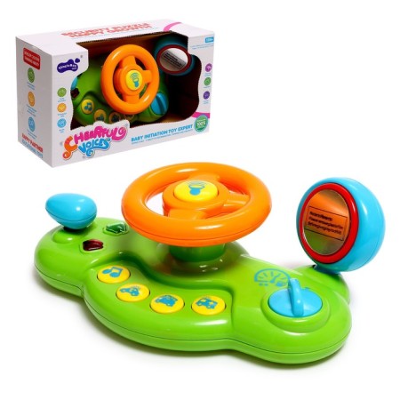 Musical developing steering wheel “forward!”, Light and sound effect, mix