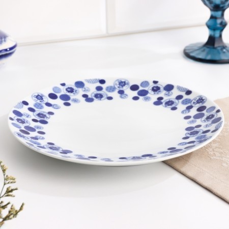 Plate "Romance Prose", D-200mm, Neo Gzhel-1