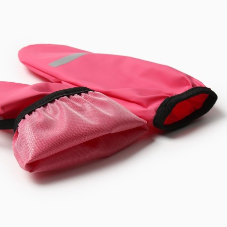 Mittens children, pink color, size 3-2