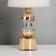 Table lamp "Satori" 1x40W E27+LED 5W Gold 18x18x29.5cm