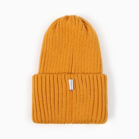 Children's hat, mustard color, size 54-56-2