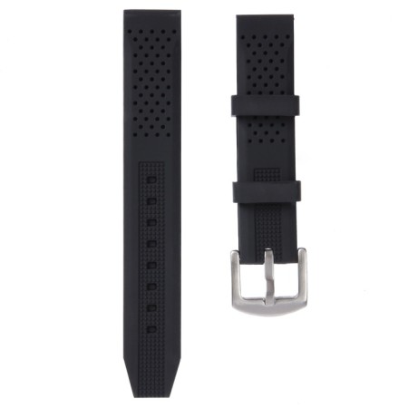 18 mm watch strap, silicone, l-22 cm-1