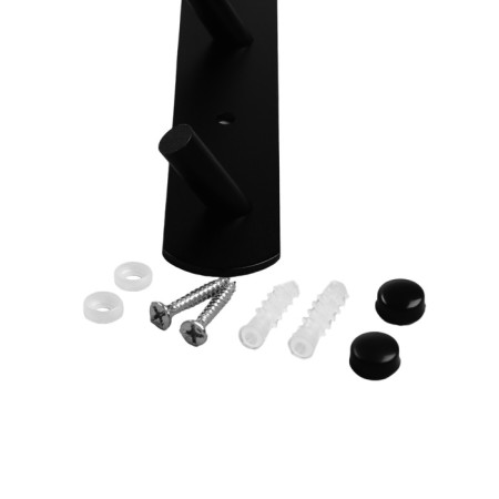 Cappio CVP001 hanger, metal, five -rose, black color-5