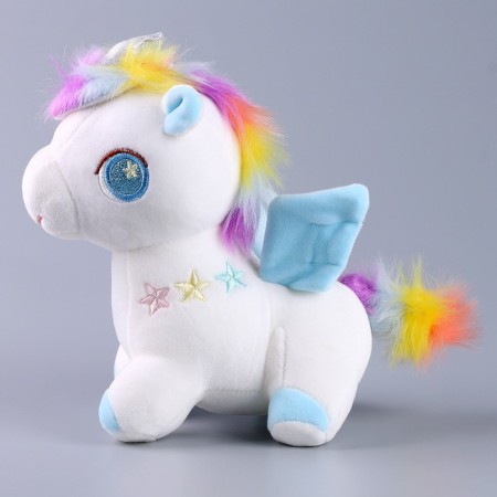 Soft toy "Unicorn", with felt -tip pens and stencils mix-5