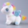 Soft toy "Unicorn", with felt -tip pens and stencils mix