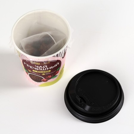 Buckwheat tea in a glass, taste: cherry, 50 g (5 pcs. X 10 g).-3