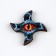 Souvenir wooden knife shuriken "Eye", 6 cm