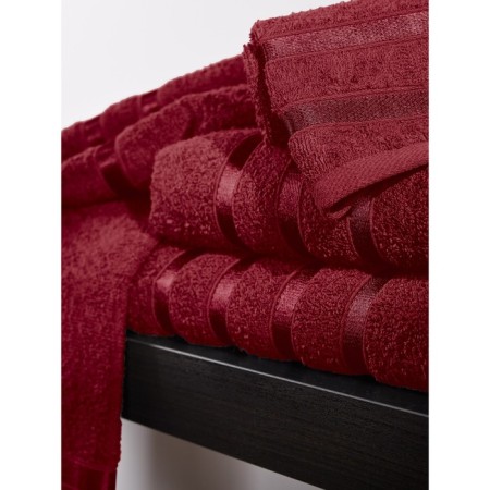 A set of terry towels Pomegranate, size 30x50 cm, 50x90 cm, 70x140 cm, red-6