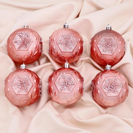 Set of balls plastic D-8 cm, 6 pcs "Charliz"