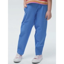 Брюки для девочек, рост 104 см, цвет джинс