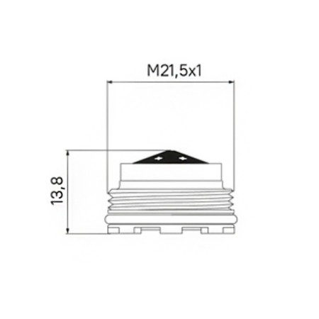 IDDIS 996P22B3SM, external thread, D = 22 mm, ABS plastic-8