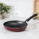 The “Expert” pan, D = 24 cm, plastic handle, anti -stick coating, burgundy color