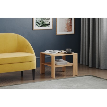 Commer coffee table, 550x550x440 oak craft golden-1
