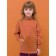 Sweatshirt for girls, height 86 cm, copper color