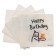 Single -layer paper napkins "Happy Birthday" dude with a cake 24x24 cm, set of 20 pcs.