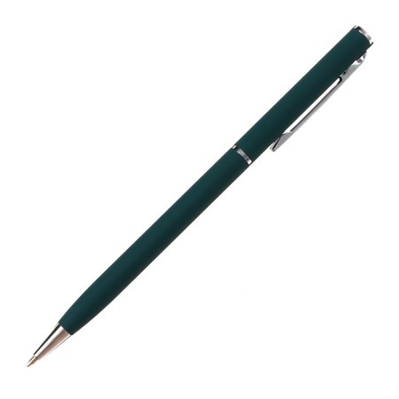 Switching handle, 0.7 mm, BrunovisConti Palermo, blue rod, metal case Soft Touch green, in case-1