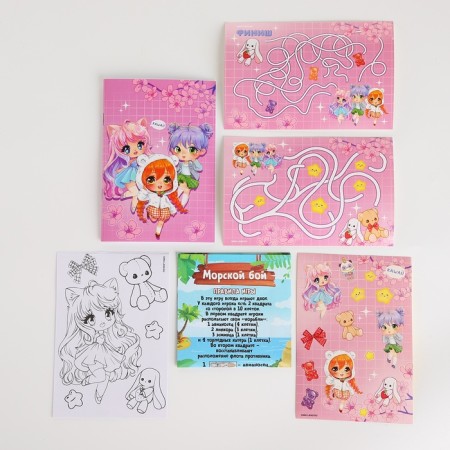 Gift set with a backpack for the girl "Anime Mir", 23x20.5cm-8