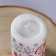 New Year. Candle-cylinder "Happy New Year!", 6x10 cm, 30 hours, 227 g, graphics