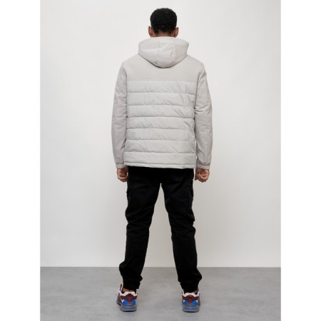 Male spring jacket, size 54, light-gray color-3