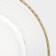 Layer plate "Fisher", d = 35 cm, gold stroke color