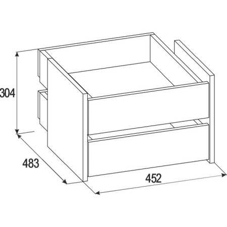 A set of boxes for the Home wardrobe, 452 × 483 × 304 mm, color ash anchor-1