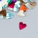 Decor for creativity Metal "Heart" multi -colored set of 100 pcs 1.2x1.2 cm