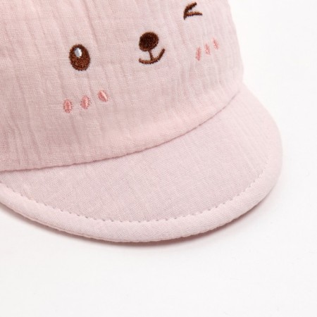 Children's cap minku, size 40-42, pink color-1