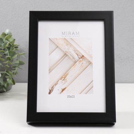 Photo frame Plastic "Mira" 15x21 cm, 650077-6 (plastic screen)-1