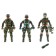 Set of soldiers "Special Forces", 3 pcs.