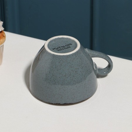 Tea bowl "Pearl", 220 ml, blue, porcelain-2